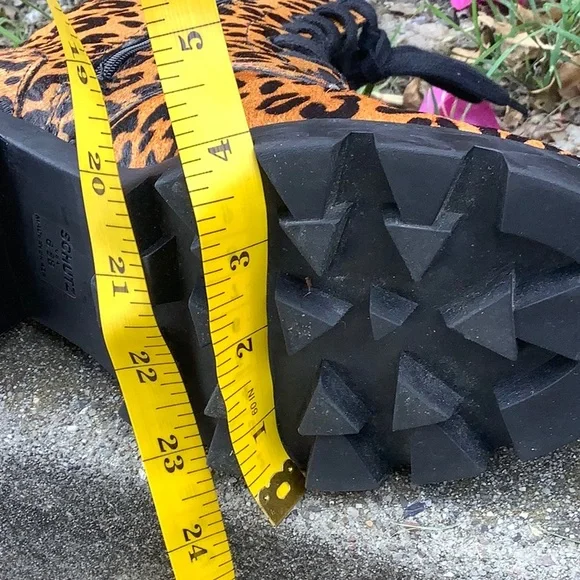 Schutz Leopard Print Boots Women Size 6.5 B - Picture 12 of 12